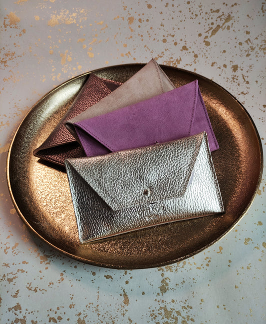 ANN KURZ MINI ENVELOPE POUCH MADE OF LEATHER