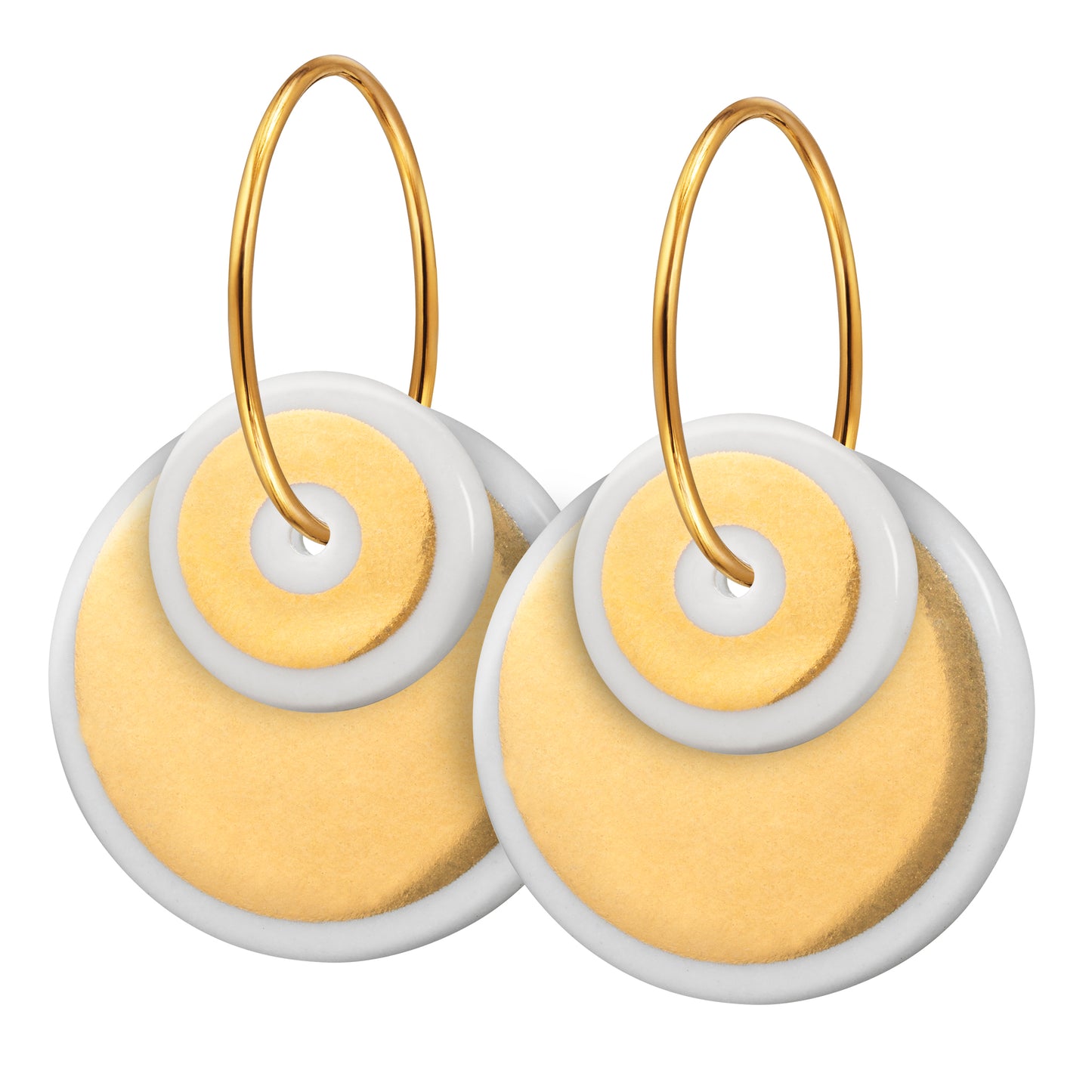 SCHERNING HALO DUO EARRINGS