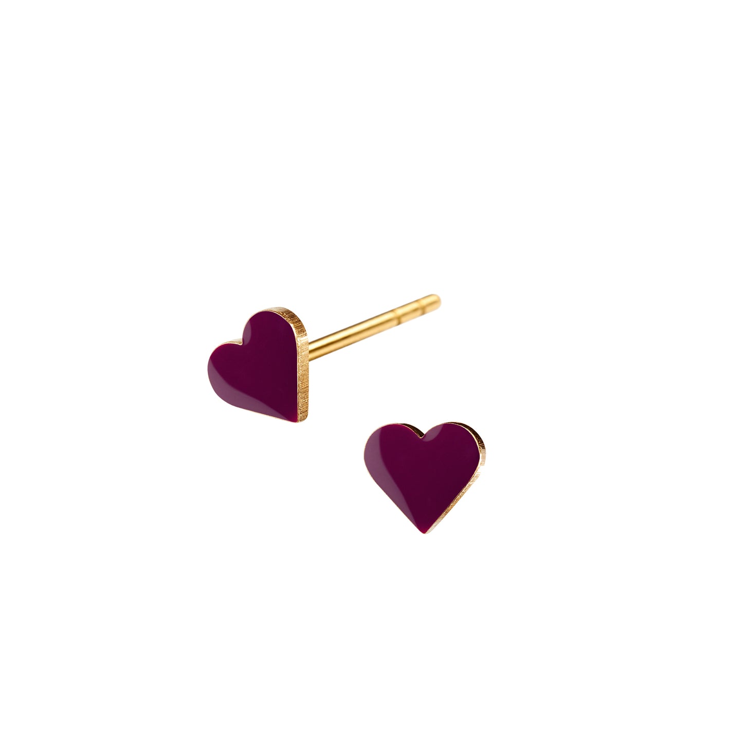 SCHERNING TINY HEART Ohrstecker